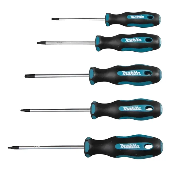 Set Destornilladores Makita Torx 5pcs T10,t15,t20,t25,t30 1 Set Destornilladores Makita Torx 5pcs T10,t15,t20,t25,t30