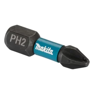 25 Puntas Impact Black Ph2-25mm Makita E-12360