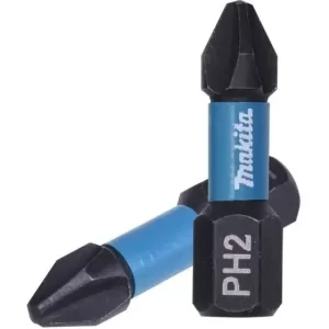 Punta Impact Black Ph2-25mm 2pzs Makita B-63616