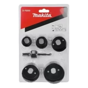 Set Sierras Copas Makita 6 Piezas D-70203 Negro - Talla Unica