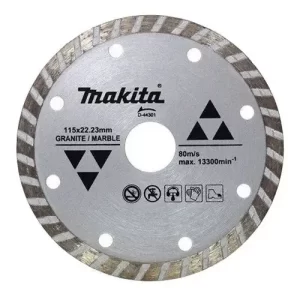 Disco Diamantado 4 1/2 Para Granito-mármol D-44301 Makita Plateado