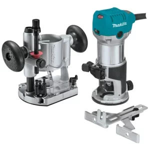 Enrutador Compacto Makita Rt0701cx7 De 1.25 Hp Con Velocidad