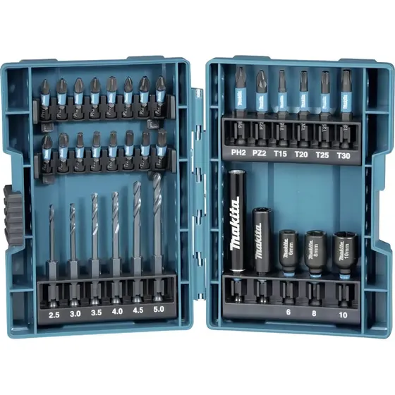 Set Puntas 33pzs Impact Black B-66896 Makita 1 Set Puntas 33pzs Impact Black B-66896 Makita