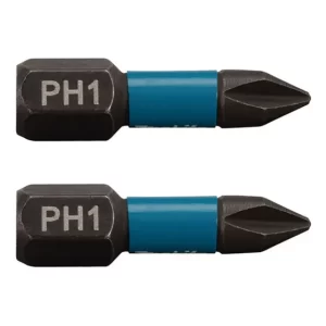 Punta Atornillar Impacto Ph1 X 25mm Makita B-63600 Pack X2
