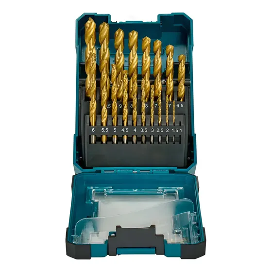Set 19 Pcs Brocas Para Metal Hss-tin D-72229-10 Makita 1 Set 19 Pcs Brocas Para Metal Hss-tin D-72229-10 Makita