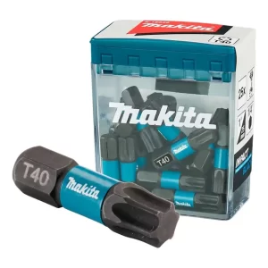 Puntas Impact Black T40-25mm 25 Pzas - Makita