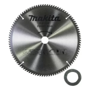Hoja De Sierra Ingletadora Makita 255mm 100d Madera D-81658 Plateado