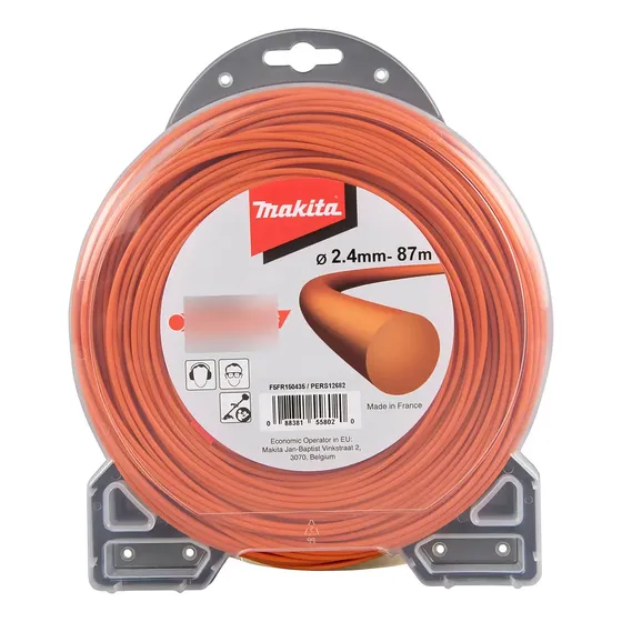 Hilo Nylon Redondo Naranjo 2,4mm X 87m Orilladora Makita 1 Hilo Nylon Redondo Naranjo 2,4mm X 87m Orilladora Makita