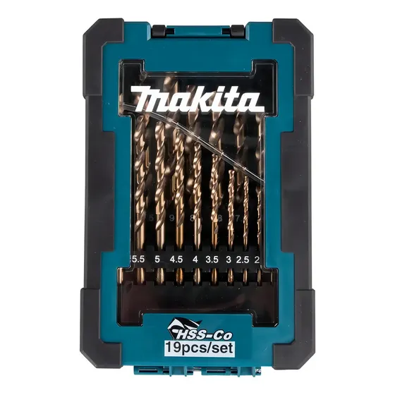 Set Brocas Metal Hss-cobalto 19 Pzas Makita JDJD3401 Escalonada 1 Set Brocas Metal Hss-cobalto 19 Pzas Makita JDJD3401 Escalonada