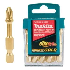 Puntas Impacto Premier Gold Makita 15 Ph2 X 50mm Cruz