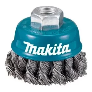 Grata Copa Trenzada (3'') 75x0,5mm / M14 - Makita Azul