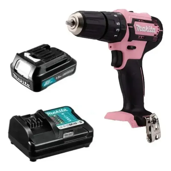 Taladro Percutor Makita Hp333dzp Rosado 1.5ah Dc10wd Cxt Rosa Pálido 50/60 1 Taladro Percutor Makita Hp333dzp Rosado 1.5ah Dc10wd Cxt Rosa Pálido 50/60