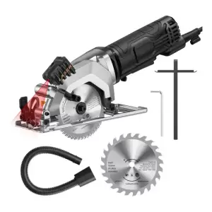 Sierra Circular Compacta Y Pequeña De 4 Amp, 4-1/2in