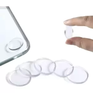 20 Almohadillas Antideslizantes Vidrio con Llave Allen