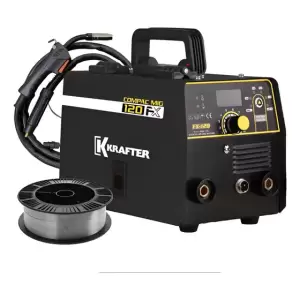 Soldadora Krafter Compac Mig 120 Fx (flux) + Alambre Flux
