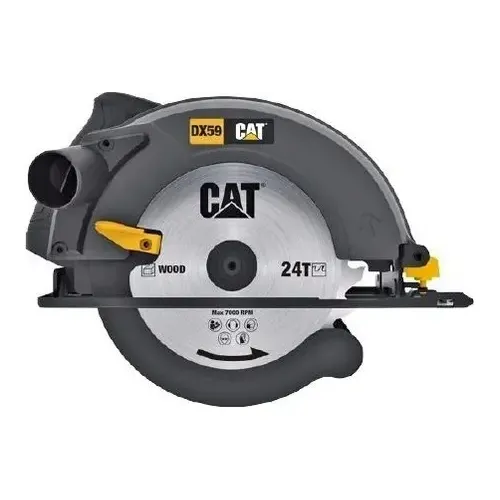 Sierra Circular Cat 7. 1/4'' - 1.400w - 5.800 Rpm Dx59 Negro 220 1 Sierra Circular Cat 7. 1/4'' - 1.400w - 5.800 Rpm Dx59 Negro 220