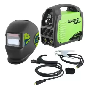 Soldadora Indura Nanoweld 160 + Máscara Flame Verde