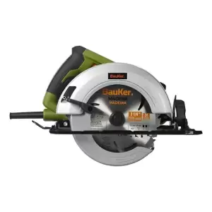 Sierra Eléctrica 7 1/4 Bauker 1800 W 5500 Rpm 24 Dientes 5kg