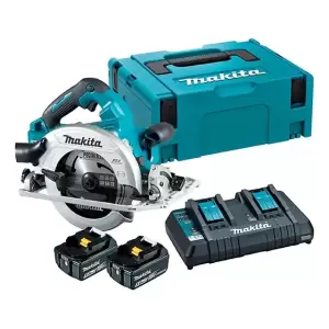 Sierra Circular Inalambrica 7 1/4 36v Makita Dhs782pt2j Color Turquesa Frecuencia 50 Hz / 60 Hz