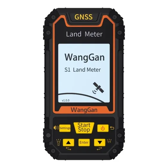 Medidor de Tierra GPS S1: Medidor de Área Digital 1 Medidor de Tierra GPS S1: Medidor de Área Digital