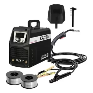 Kratto 6 - Soldadora Flux Mig 120 + 2kg Alambre Flux 0.8mm