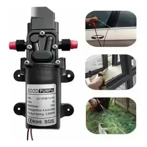 Bomba de Agua Diafragma 12V 6L/MIN