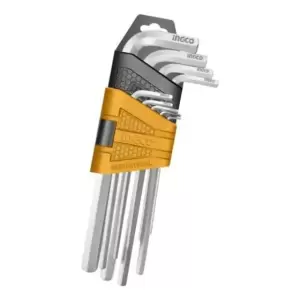 Juego 9 Llaves Allen Ingco 1.5 a 10mm