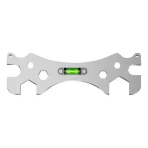 Llave de Acero Inox con Nivel para Baños