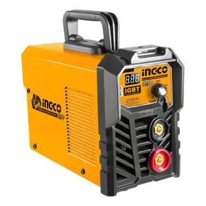 Soldadora Inverter Eléctrica 130 Amp Ingco Color Amarillo