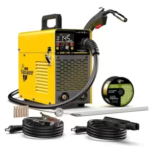 Soldadora Inverter 145A MIG MMA TIG 3 en 1 Sin Gas