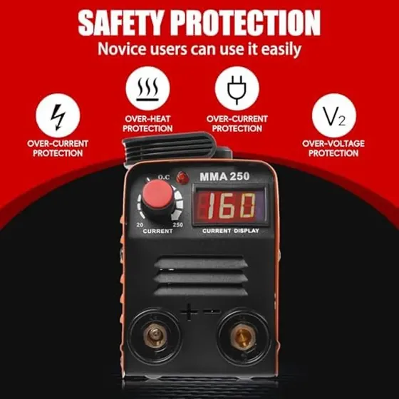 Soldadora Jiaone Mma 250a 110v Portatil Igbt Digital 1 Soldadora Jiaone Mma 250a 110v Portatil Igbt Digital