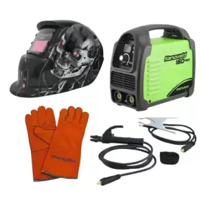 Kit Soldadora Indura 160A + Máscara y Guantes