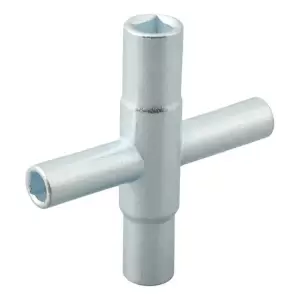Llave Inglesa Plateada para Herramientas Manuales