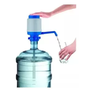 Bomba de Agua Manual para Botellón 10 a 20 Litros Azul