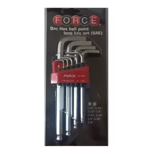 Llaves Allen Larga Force 1/16 a 3/8 5093LBS