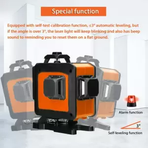 Nivel Laser 16 Líneas Autonivelante Multifunción
