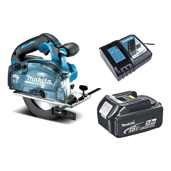 Sierra Metal 6'' 18v Brushless + Batería 5 Ah Makita Dcs553 1 Sierra Metal 6'' 18v Brushless + Batería 5 Ah Makita Dcs553
