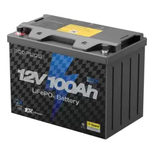 Batería Litio EcoFlow 12V 100Ah Motor Eléctrico