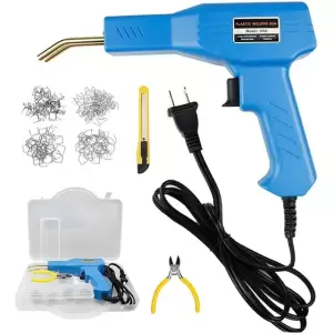 Máquina Pistola De Soldar Plástico Caliente + Accesorios 50w
