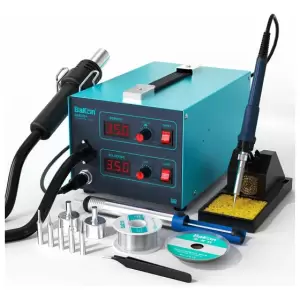 Heat Gun And Soldering Iron 2-in-1 Kit Bakon Bk852d+