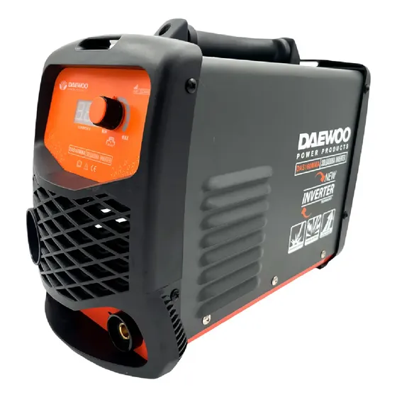 Soldadora Inverter Daewoo 160A MMA IGBT + Accesorios 1 Soldadora Inverter Daewoo 160A MMA IGBT + Accesorios
