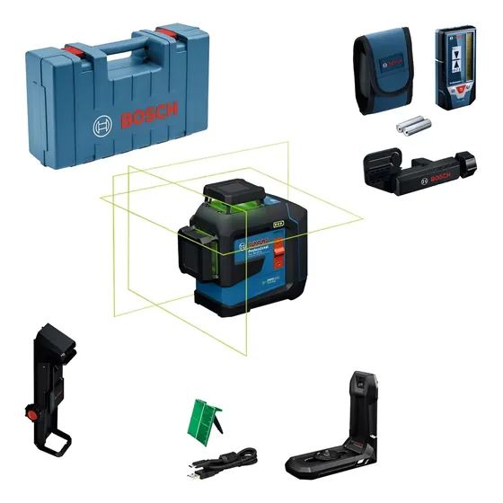 Nivel Láser Bosch GLL 18V-120-33 CG 360° Pro 1 Nivel Láser Bosch GLL 18V-120-33 CG 360° Pro