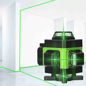 Nivel Laser 4D 16 Líneas LCD Autonivelante Portátil