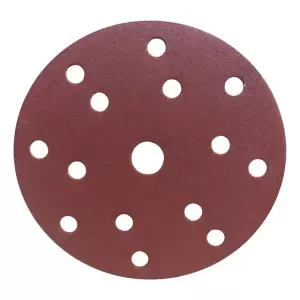 10 Discos Lija Con Velcro 150mm (6) G150 Makita D-54639 Marrón