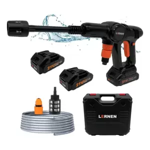 Hidrolavadora Inalámbrica Lermen Pro + 2 Baterías