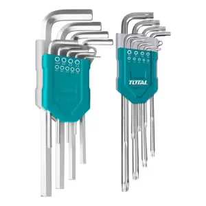 Set 18 Llaves Allen y Torx Total Industrial
