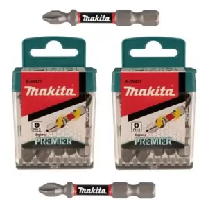 Set Juego De 20 Puntas Impact Premier Makita Ph2 X 50mm