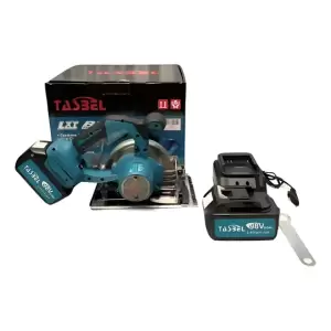 Sierra Circular Inalámbrica 98v + 2 Baterías Color Azul