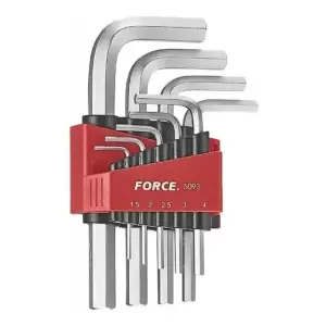 Juego 9 Llaves Allen 1.5-10mm Force 5093
