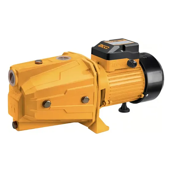 Bomba de Agua Autocebante 1HP Ingco JP07508 Amarilla 1 Bomba de Agua Autocebante 1HP Ingco JP07508 Amarilla